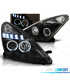 CONJUNTO DE FARÓIS PARA TOYOTA CELICA T230 99-05 ANGEL EYES + LEDS PRETOS