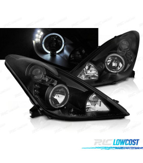 FARÓIS ANGEL PARA TOYOTA CELICA T230 99-05 EYES NEW LEDS PRETOS