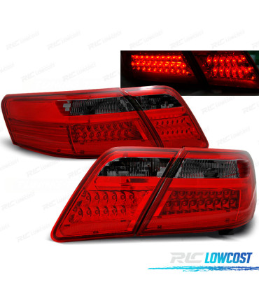 FAROLINS LED TOYOTA CAMRY 6 XV40 06-09 VERMELHO FUMADO