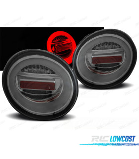 FAROLINS VOLKSWAGEN VW NEW BEETLE 98-05 LED BAR COM INDICADOR DINÂMICO FUMADOS