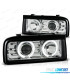FARÓIS PARA VOLKSWAGEN VW CORRADO 88-95 ANGEL EYES CROMADOS