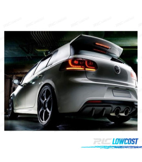 FAROLINS VOLKSWAGEN VW GOLF 6 LOOK R FULL LED DINÂMICOS VERMELHO