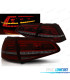 FAROLINS VOLKSWAGEN VW GOLF 7 12-17 ASPECTO DINÂMICO LOOK GTI VERMELHO ESCURECIDO