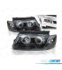 CONJUNTO DE FARÓIS PARA VOLKSWAGEN VW PASSAT 3B 96-00 ANGEL EYES PRETOS