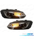 FARÓIS VOLKSWAGEN VW POLO 6R 09-17 LED LIGHT BAR DEVIL EYE