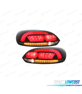 FAROLINS VOLKSWAGEN VW SCIROCCO III 08-14 LITEC VERMELHO ESCURECIDO