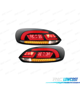 FAROLINS VOLKSWAGEN VW SCIROCCO III 08-14 LITEC PRETO FUMADO
