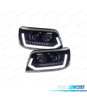 FARÓIS VOLKSWAGEN VW T5 03-09 NEW LOOK COM INDICADORES LEDS DINÂMICOS