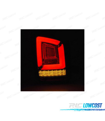 CONJUNTO DE FAROLINS FULL LED DINÂMICOS LED VW T5 10-15 PRETOS
