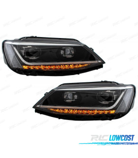 FAROIS DRL VOLKSWAGEN VW JETTA MK6 11-17 CON INTERMITENTE DINAMICO LEDS