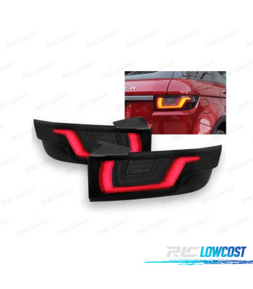 FAROLINS RANGE ROVER EVOQUE 11-18 COM INDICADORES LEDS DINÂMICOS FUMADOS