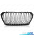 GRELHA FRONTAL AUDI A4 B9 15-19 LOOK RS PRETO BRILHANTE