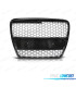 GRELHA FRONTAL AUDI A6 C6 04-08 LOOK RS PRETO BRILHANTE