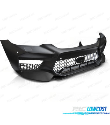 PARACHOQUES FRONTAL BMW G30 G31 17-19 LOOK M5 PDC + SPOILER LIP