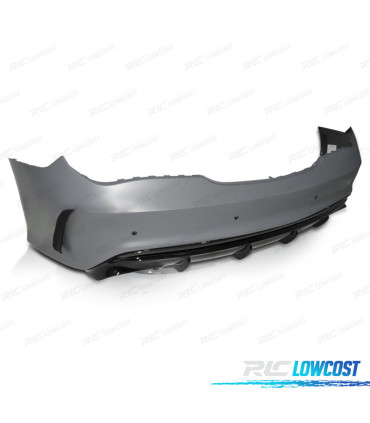 PARA-CHOQUES TRASEIRO MERCEDES CLA C117 13-19 LOOK AMG
