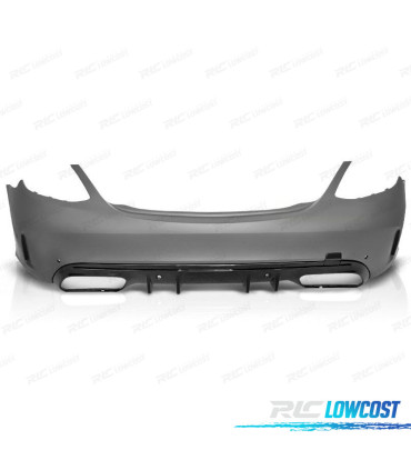 PARA-CHOQUES TRASEIRO MERCEDES W205 CLASSE C 18-21 LOOK AMG C43 PDC