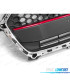 GRELHA FRONTAL SUZUKI SWIFT VI 17-20 PRETO CROMADO LINHA VERMELHA