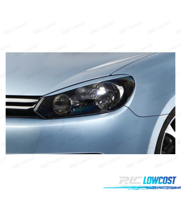 PESTANAS DE FAROL PARA VOLKSWAGEN VW GOLF 6 08-12