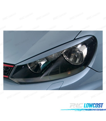 PESTANAS DE FAROL PARA VOLKSWAGEN VW GOLF 6 08-12