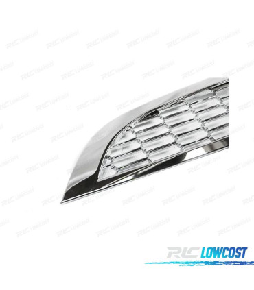 GRELHA FRONTAL MINI COOPER R50 R53 01-06 S TYPE CROMADA