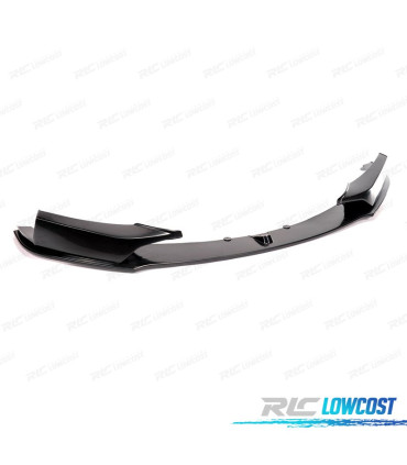 SPOILER LIP FRONTAL BMW F20 F21 11-15 M PERFORMANCE PRETO BRILHANTE
