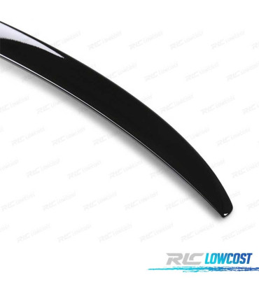 AILERON LIP SPOILER TRASEIRO BMW E92 COUPE 06-14 LOOK M PRETO BRILHANTE