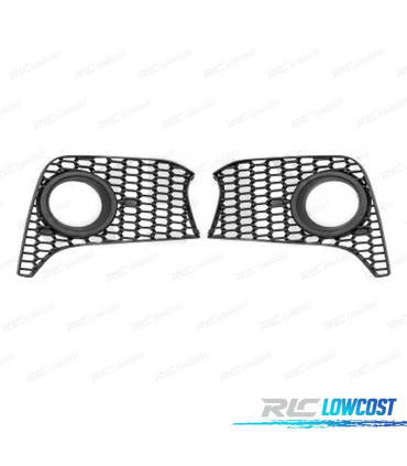 GRELHAS DE FARÓIS DE NEVOEIRO BMW F30 F31 11-15 LOOK M3 PRETAS