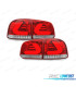 FAROLINS LED VOLKSWAGEN VW TOUAREG I 7L 02-10 CARDNA VERMELHO TRANSPARENTE
