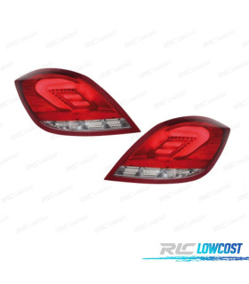FAROLINS LED OPEL ASTRA H 05-10 CARDNA VERMELHO TRANSPARENTE