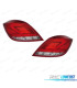 FAROLINS LED OPEL ASTRA H 05-10 CARDNA VERMELHO TRANSPARENTE