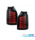 FAROLINS TRASEIROS CARDNA PARA VOLKSWAGEN VW T5 03-09 2P LIGHT BAR PRETO FUMADO