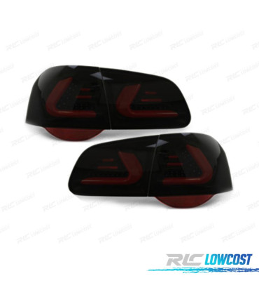 FAROLINS TRASEIROS LED VOLKSWAGEN VW PASSAT 3C B6 VARIANT 05-10 LED CARDNA PRETO FUMADO