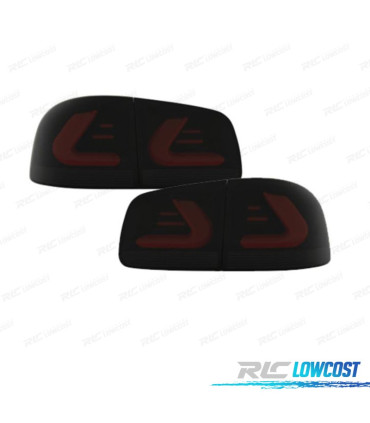 FAROLINS LED VOLKSWAGEN VW TOUAREG I 7L 02-10 CARDNA PRETO FUMADO