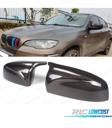 CAPAS DE ESPELHOS RETROVISORES CARBONO BMW X5 E70 08-13