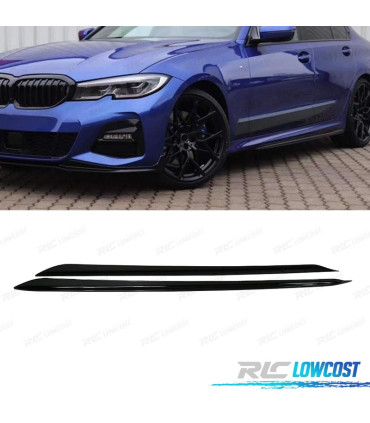 EMBALADEIRAS LATERAIS BMW G20 G21 LOOK M PERFORMANCE PRETO MATTE