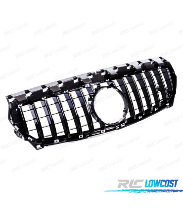GRELHA FRONTAL MERCEDES CLA W117 13-16 LOOK GTR PRETO BRILHANTE