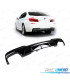 DIFUSOR TRASEIRO BMW F10 F11 10- DUPLA SAIDA LOOK M PERFORMANCE PRETO BRILHANTE