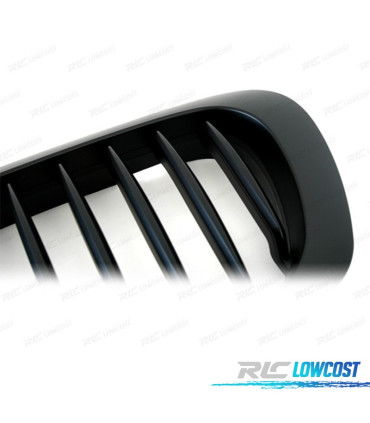 GRELHAS FRONTAIS BMW E46 COUPE 99-03 CABRIO 00-03 PRETO MATT