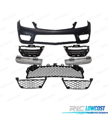 PÁRA-CHOQUES FRONTAL MERCEDES CLASE C W204 11-14 LOOK AMG C63 PDC