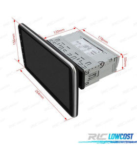 AUTO RADIO GPS 1 DIN ANDROID 14 LCD TÁCTIL 10"