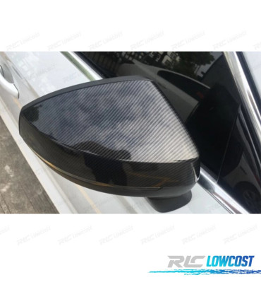 CAPAS DE ESPELHO AUDI A3 S3 RS3 8V 13-19 CARBONO