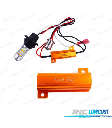 LÂMPADAS BAU15S LUZ DIURNA LED DRL + PISCAS CANBUS