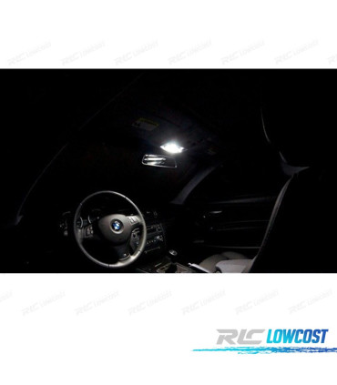 Kit completo de 8 lâmpadas LED interior BMW 1 serie F20 F21 116i 118i 120i 120d 125d 125i M135i 12-14