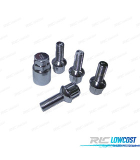 PARAFUSOS ANTI-ROUBO ESFÉRICOS 12X1.50X28MM