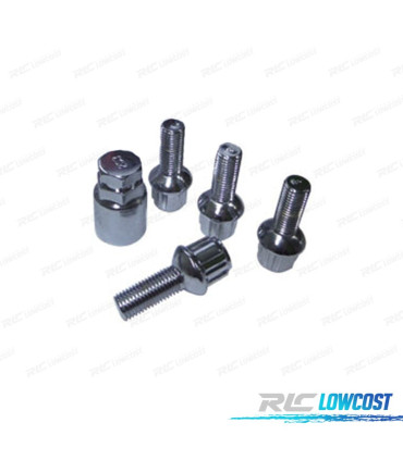 PARAFUSOS ANTI-ROUBO ESFÉRICOS 12X1.50X28MM