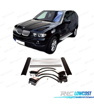 KIT DE ESTRIBOS BMW X5 E53 1999-2007 ALUMINIO