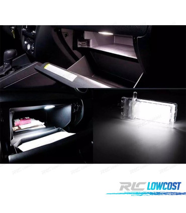 LÂMPADAS LED PORTA-LUVAS PARA BMW E46 E90 X5 E53 E81 E82 E83 X3 E84 X1 E87 E92 MINI COOPER R50 R55 R56 R57 R6