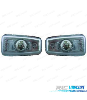 INTERMITENTES LATERAIS CITROEN SAXO PEUGEOT 106 306 CRISTAL CLARO CROMADO