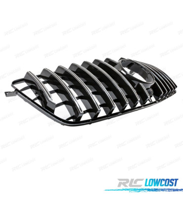 GRELHA FRONTAL MERCEDES GL X166 12-15 LOOK AMG GT PRETA CROMADA