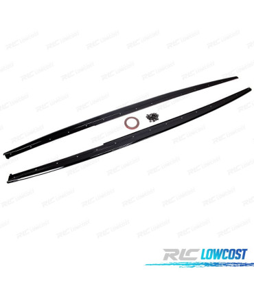 EMBALADEIRAS LATERAIS BMW F32 F33 F36 13-18 LOOK M PERFORMANCE PRETO BRILHANTE